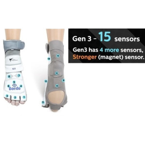 Протектор стопи для змагань (з вшитою п'ятою) Daedo GEN3 E-PRO 29039 Протектор стопи для змагань (з вшитою п'ятою) Daedo GEN3 E-PRO 29039